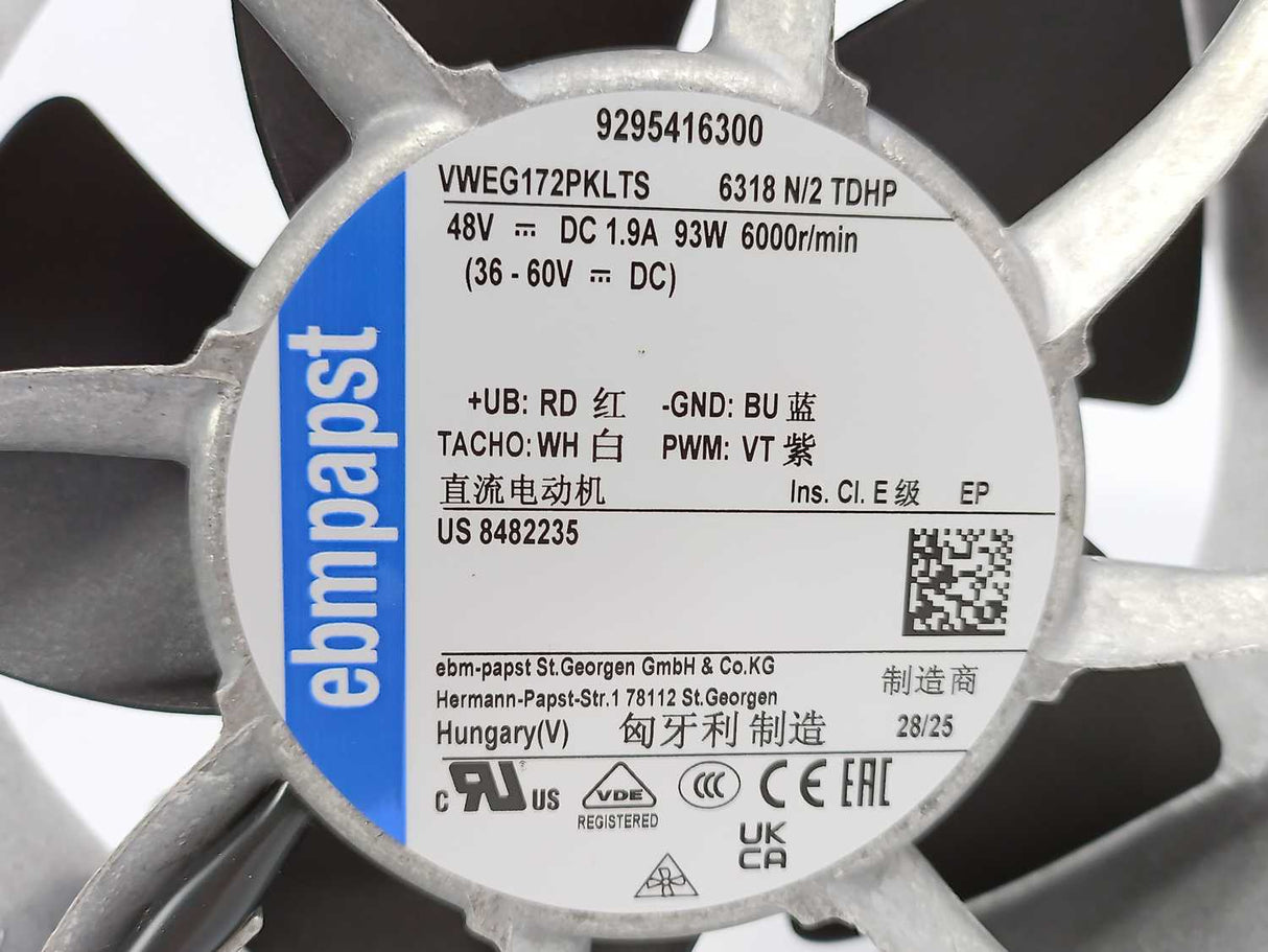 Ebmpapst 6318 N/2 TDHP DC Axial Compact Fan