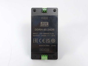 Mean Well DDRH-45-24DR Isolated DIN Rail Mount DC/DC Converter