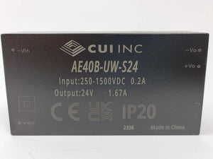CUI INC AE40B-UW-S24 DC-DC Converter 24V 1.67A
