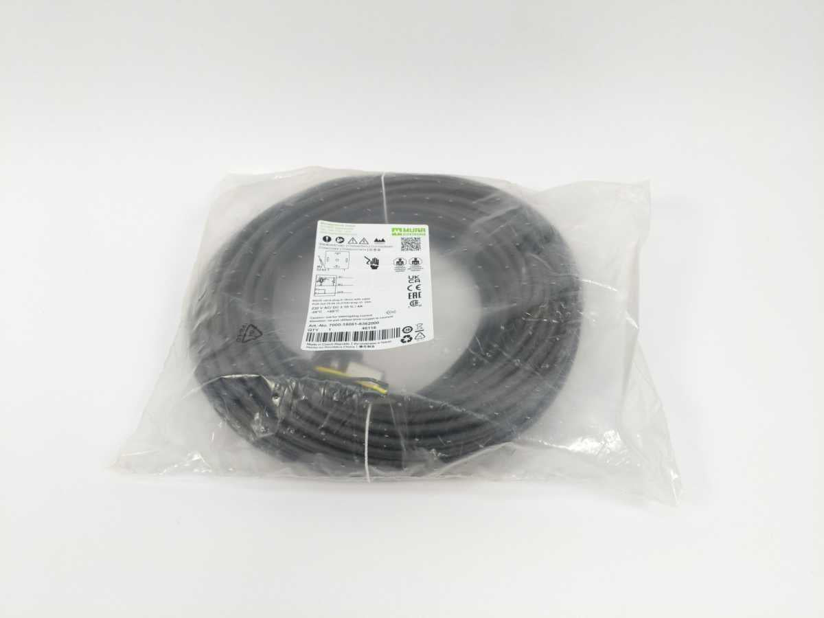 MURR Elektronik 7000-18061-6362000 MSUD Valve Plug A-18mm With Cable
