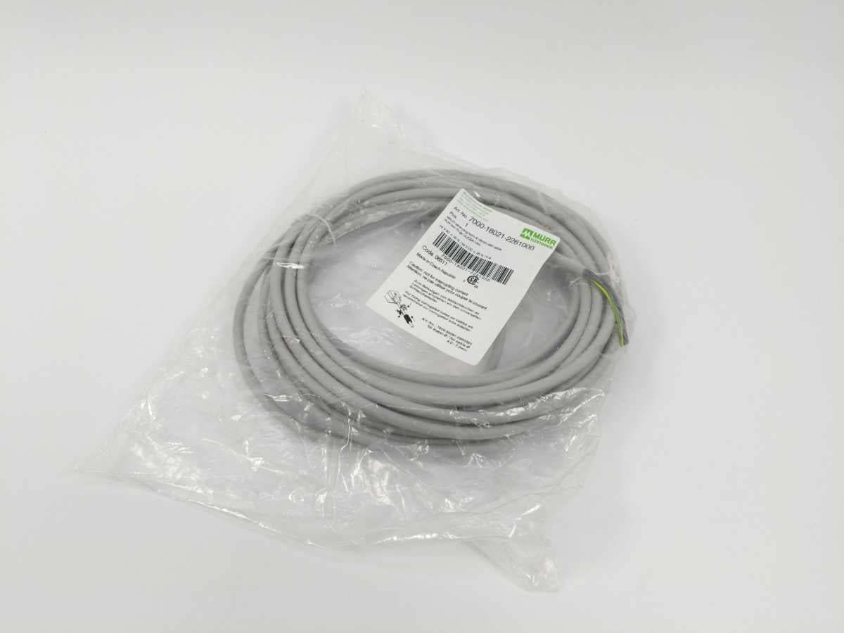 MURR Elektronik 7000-18021-2261000 MSUD Valve Plug A-18mm With Cable