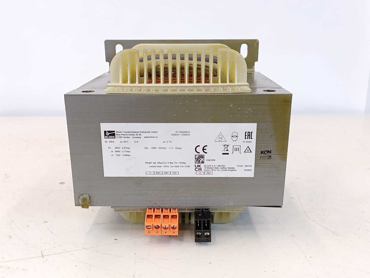 Block Transformatoren-Elektronik ST 2500/69/23 Control Isolating Transformer
