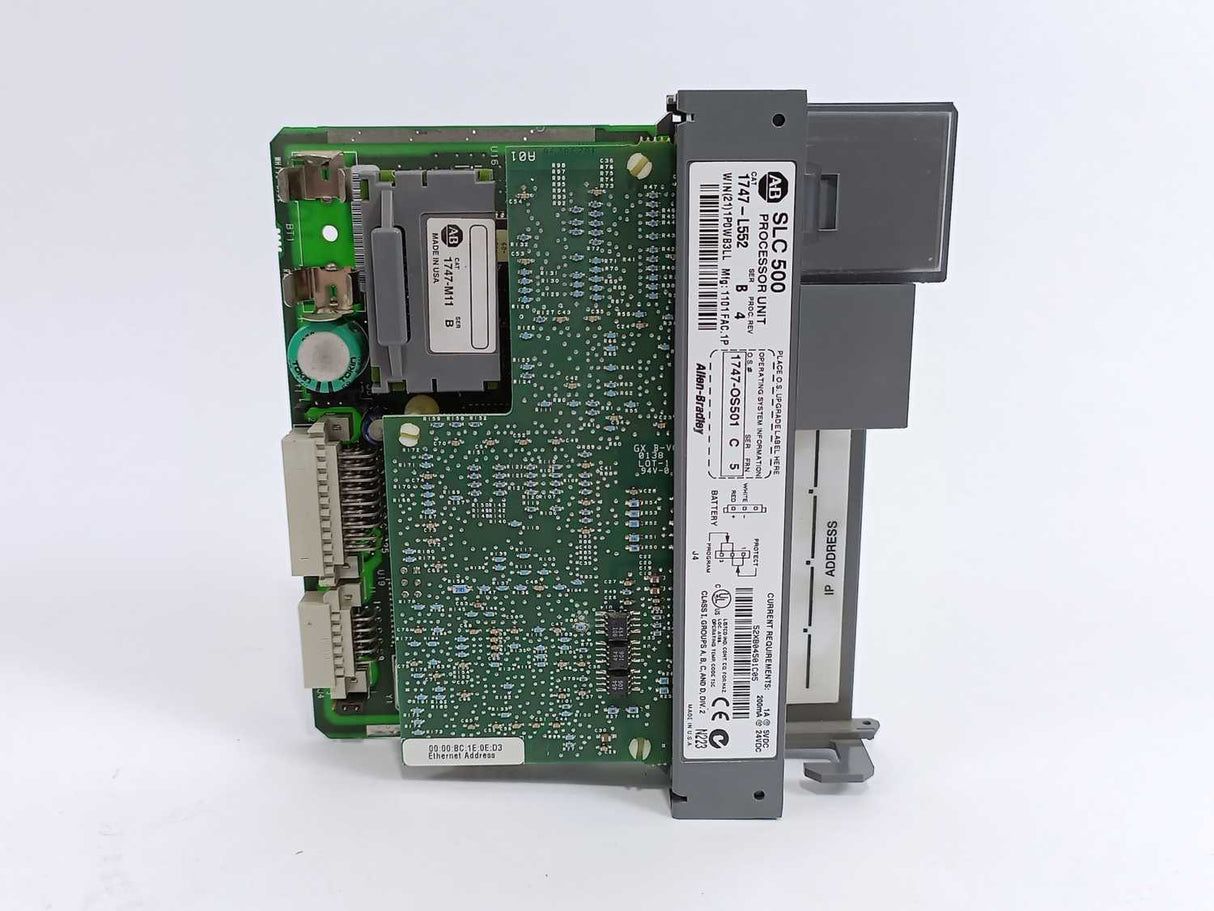 AB 1747-L552 Ser. B SLC500 Processor Unit w/ 1747-OS501 Ser.C
