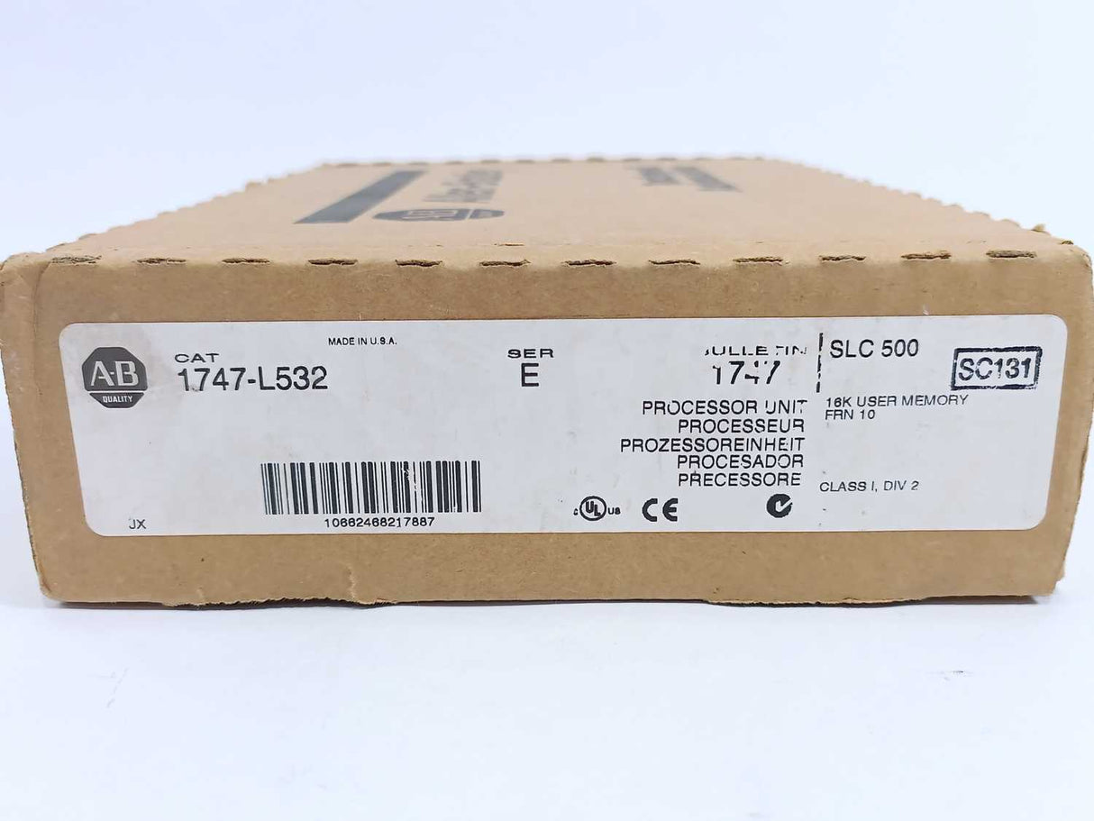 AB 1747-L532 Ser. E SLC 500 Processor Unit