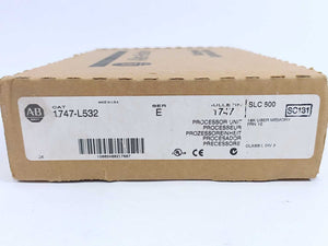 AB 1747-L532 Ser. E SLC 500 Processor Unit