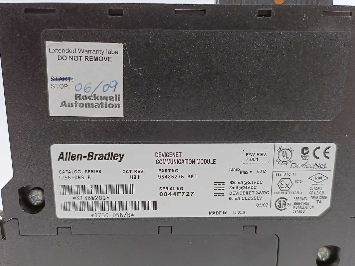 AB 1756-DNB Ser. B Devicenet Communication Module