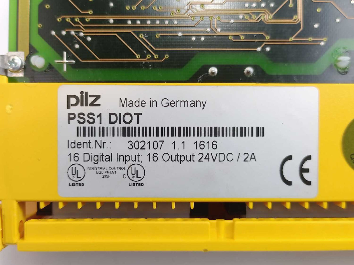 Pilz 302107 PSS1 DIOT 16 Digital Input; 16 Output 24VDC/2A