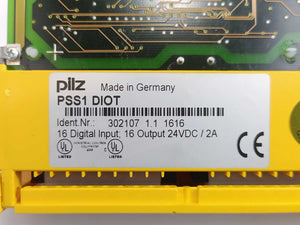 Pilz 302107 PSS1 DIOT 16 Digital Input; 16 Output 24VDC/2A