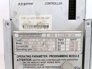 Indramat TDM1.2-100-300-W1-220 AC Servo Controller