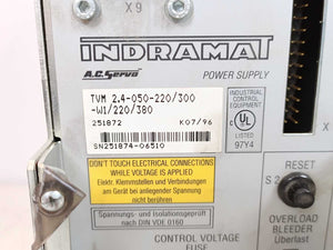 Indramat TVM2.4-050-220/300-W1/220/380 AC Servo Power Supply