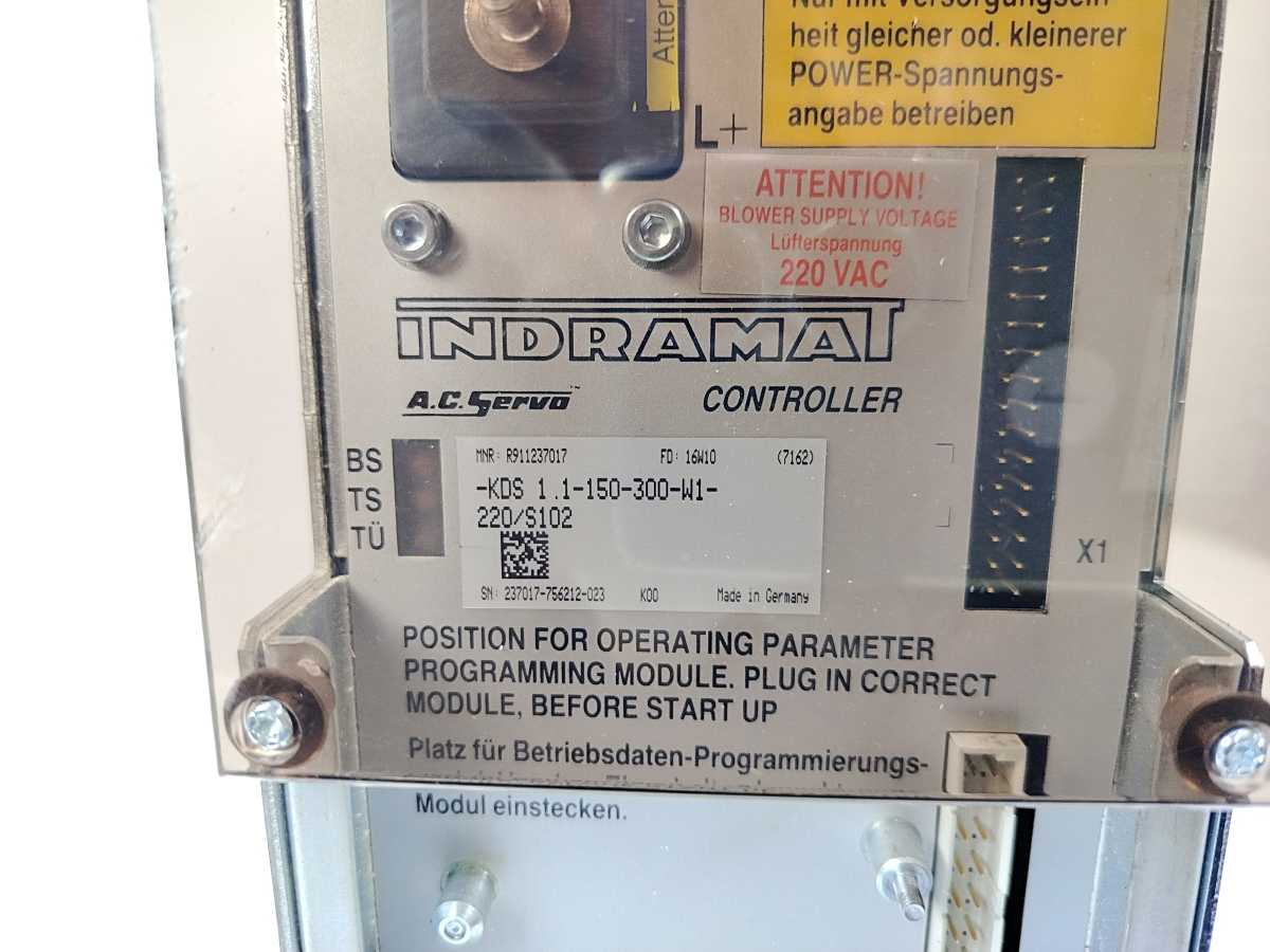 Indramat -KDS 1.1-150-300-W1-220/S102 AC Servo Controller