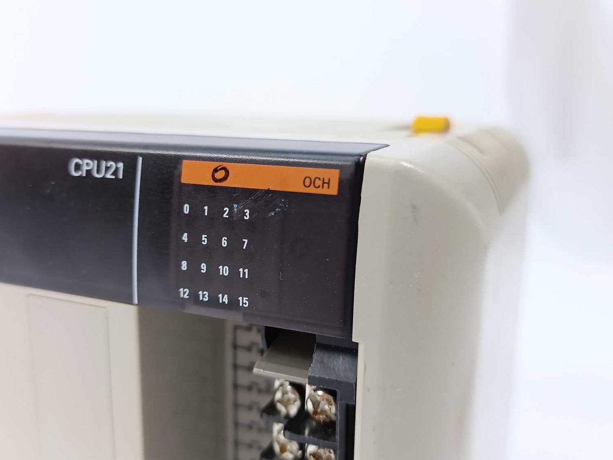 OMRON CQM1-CPU21-E CPU Unit With CQM1-CPU11-9 End Plate