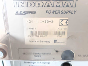 Indramat KDV 4.1-30-3 AC Servo Power Supply AC220V +-10% (50...60Hz)