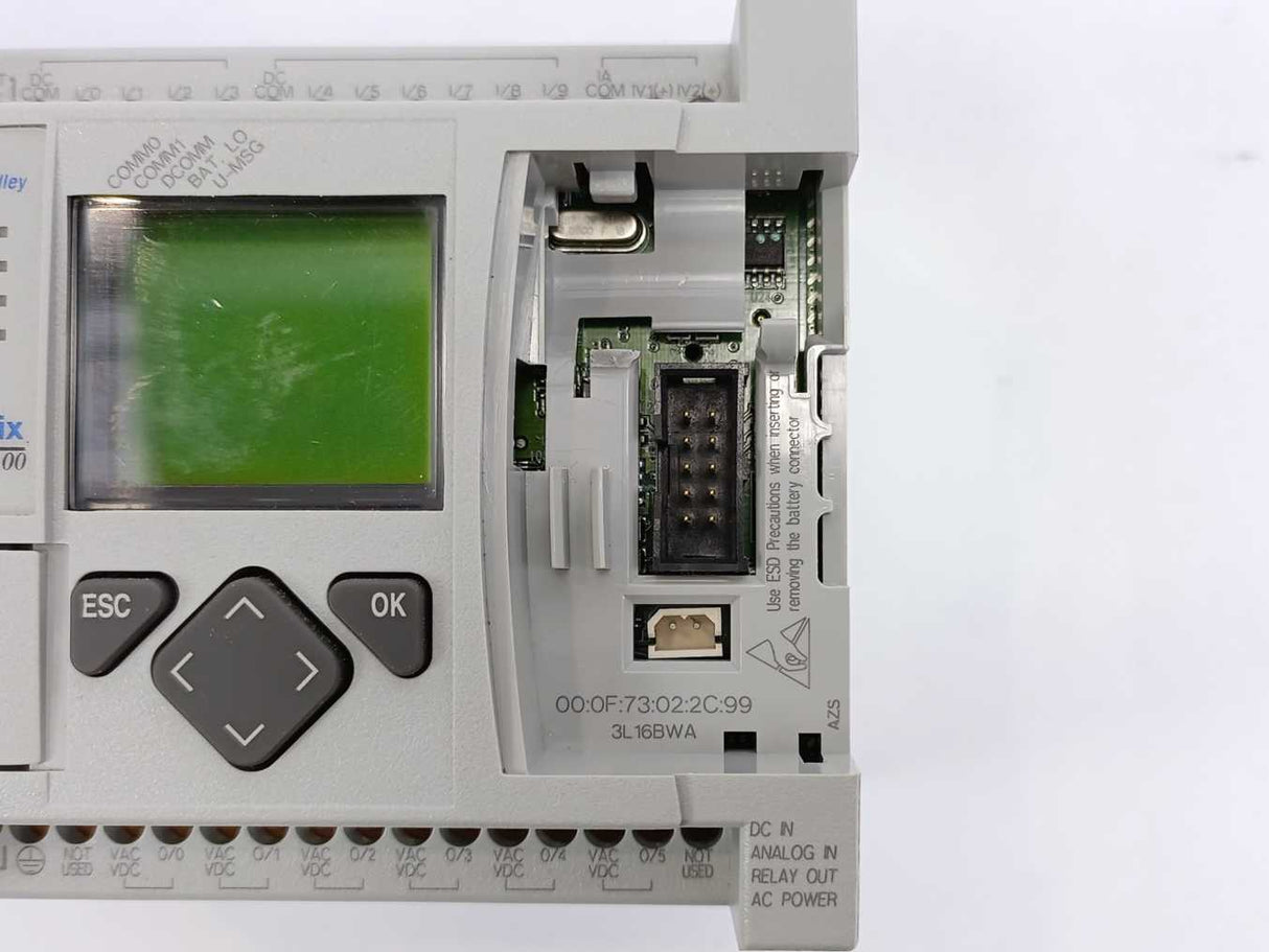 AB 1763-L16BWA Ser. B MicroLogix 1100 16 Point Controller