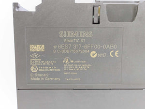 Siemens 6ES7317-6FF00-0AB0 SIMATIC S7-300 CPU, E.03, V2.1.8