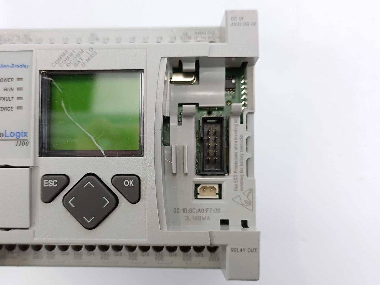 AB 1763-L16BWA Ser. B MicroLogix 1100 16 Point Controller