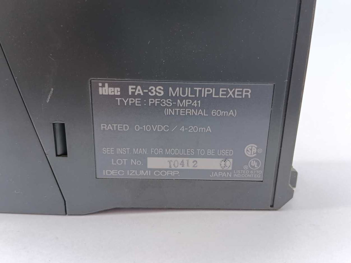 Idec PF3S-MP41 FA-3S Multiplexer Module