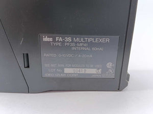 Idec PF3S-MP41 FA-3S Multiplexer Module