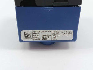 Bihl+Wiedemann BWU3493 Passive Distributor ASi/AUX, 1xM12