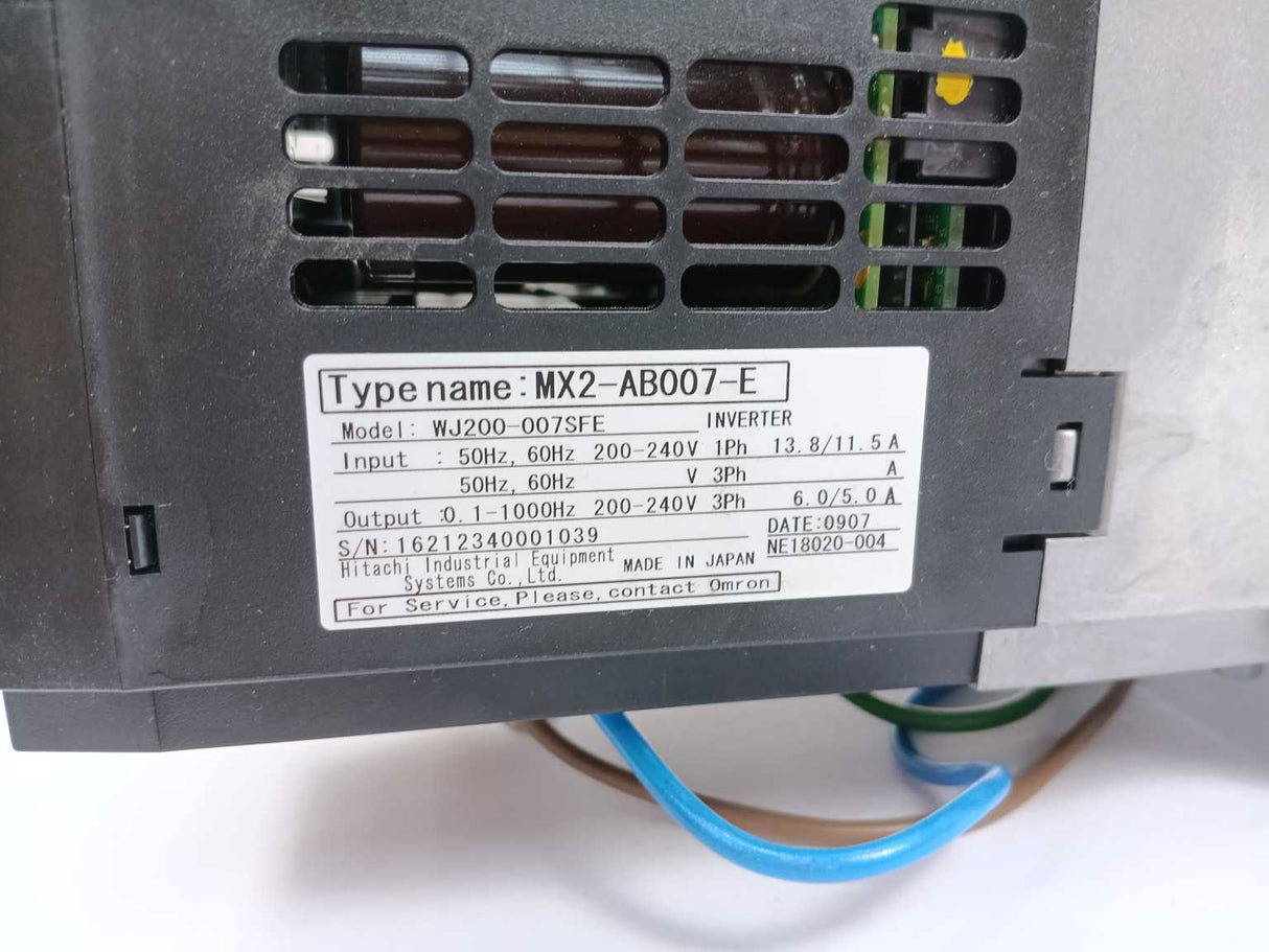 OMRON MX2-AB007-E MX2 Inverter w/ Rasmi Electronics AX-FIM1014-RE Noise Fliter