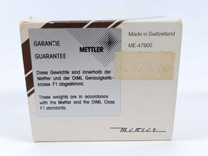 Mettler Toledo ME-47900 OIML FI 100g Accuracy Class Calibration Weight