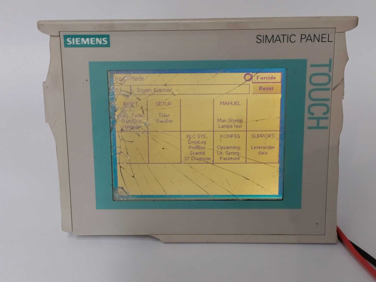 Siemens 6AV6 642-0BC01-1AX0 Simatic Touch Panel TP177B DP-6 MSTN - FOR PARTS