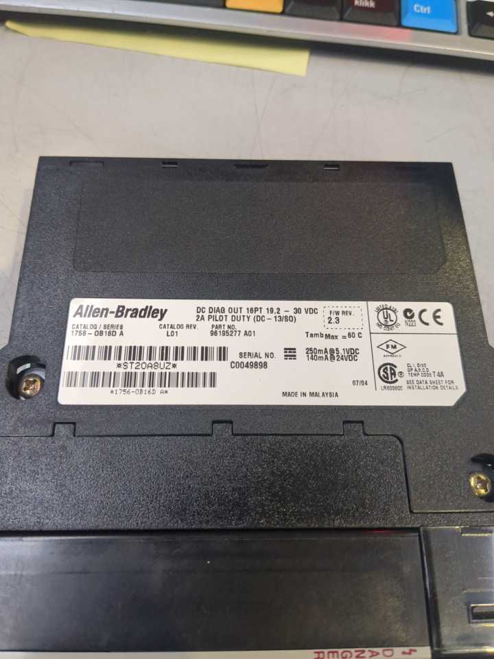AB 1756-OB16D Ser. A ControlLogix DC Diagnostic Output Module 16-Point