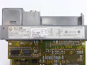 AB 1747-L542 Ser. A SLC 500 Processor Unit w/ 1747-OS401 Ser. C Operating System