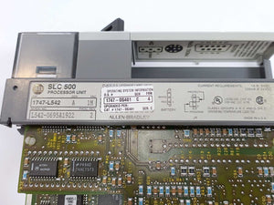 AB 1747-L542 Ser. A SLC 500 Processor Unit w/ 1747-OS401 Ser. C Operating System
