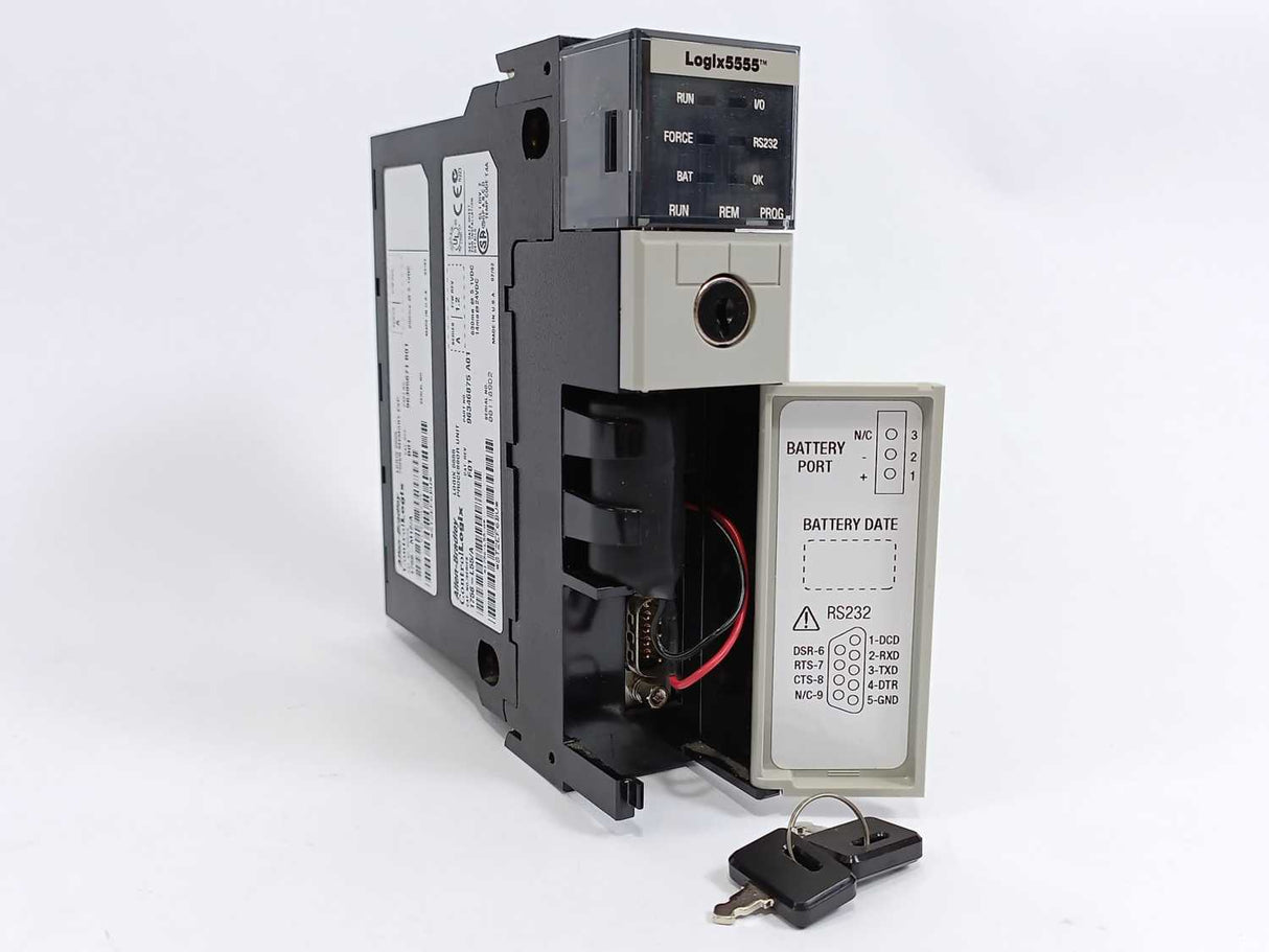 AB 1756-L55 Ser. A ControlLogix Logix 5555 Processor Unit w/ 1756-M12 Expansion