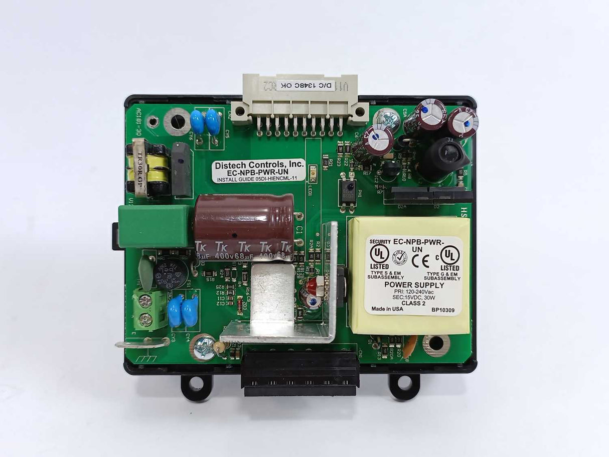 Distech Controls EC-NPB-PWR-UN Distech Controls Power Supply Module 15VDC, 30W