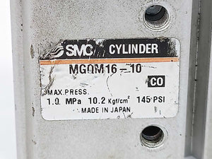 SMC MGQM16-10 MGQ Guided Cylinder