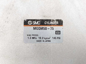 SMC MGQM50-75 MGW Guided Cylinder With Stroke Guide