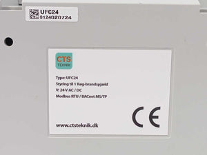 CTS Teknik UFC24 Control Unit for Smoke Control DamperS