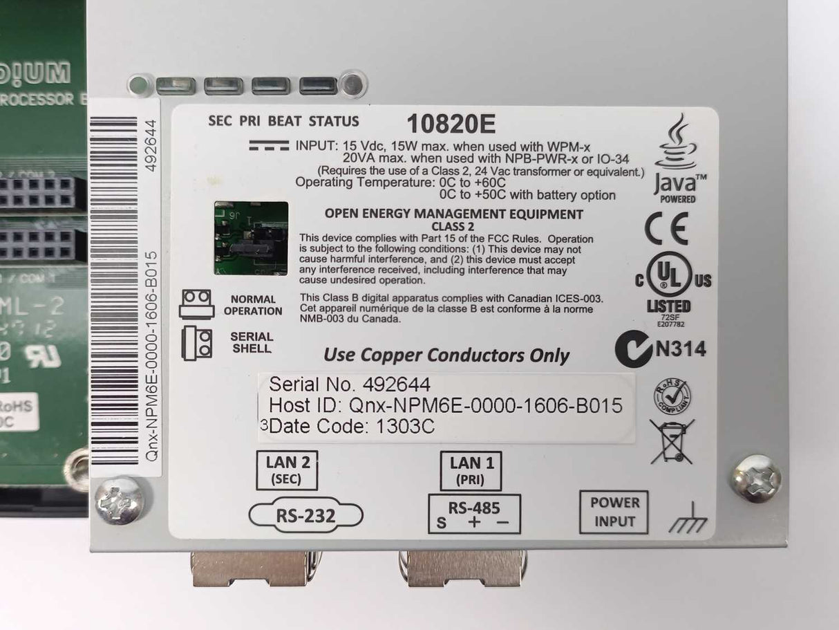Centra Line / Honeywell CLAXSERIES600E HAWK 600E PLC