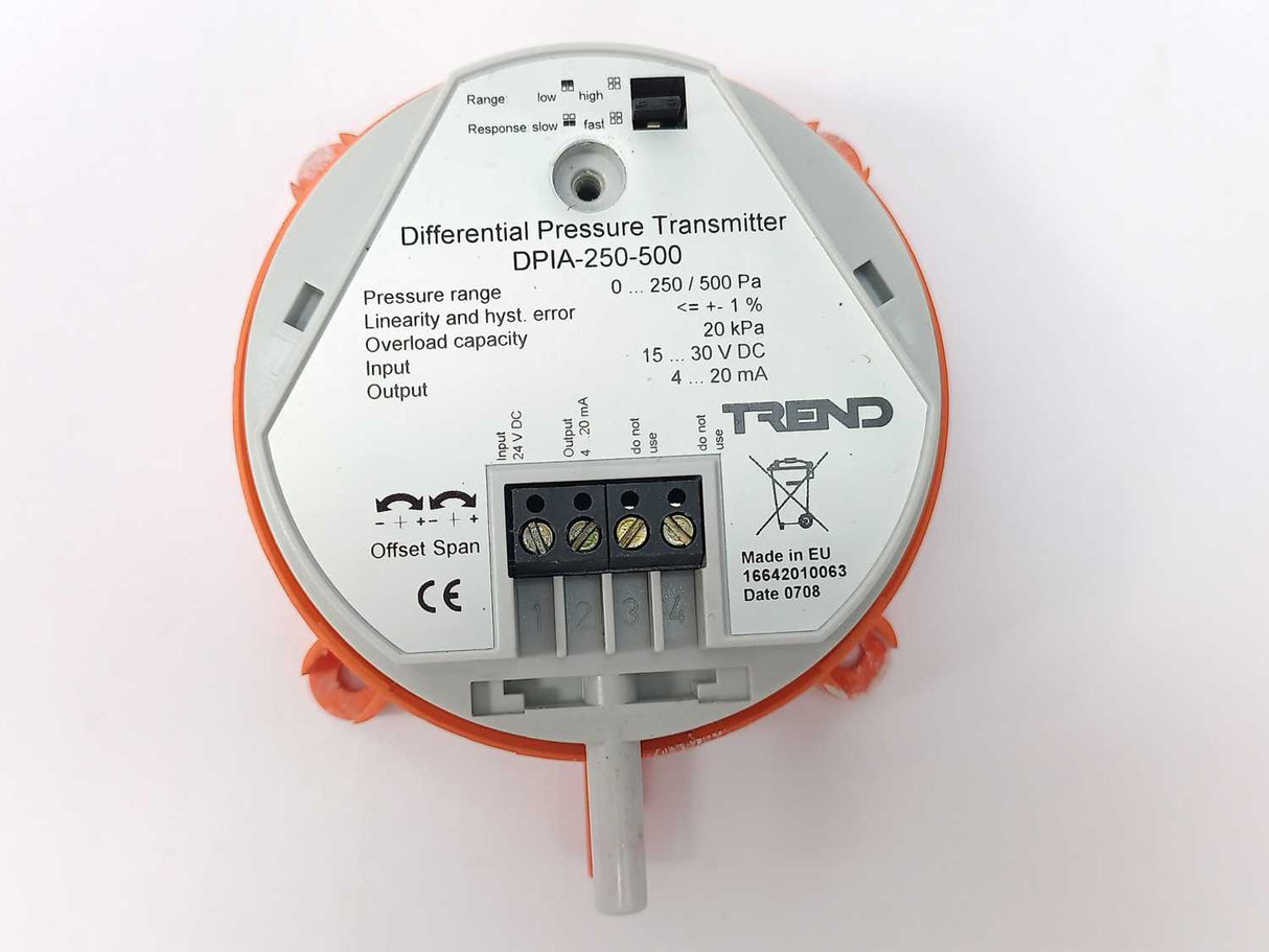 TREND DPIA-250-500 Differential Pressure Transmitter
