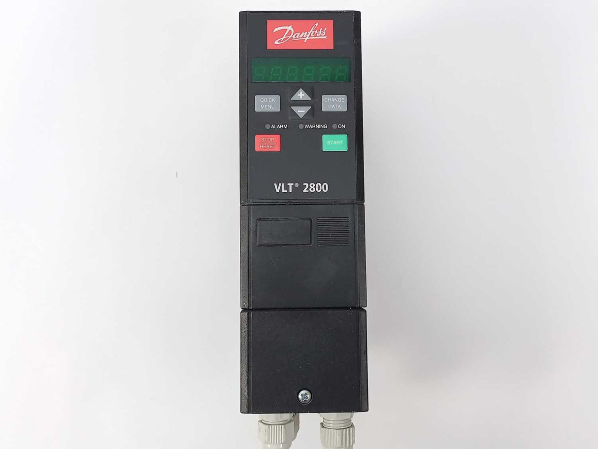 Danfoss VLT2811PT4B20SBR1DBF00A00C0 195N1028 VLT 2800 Series 1.1kW / 1.5HP Drive
