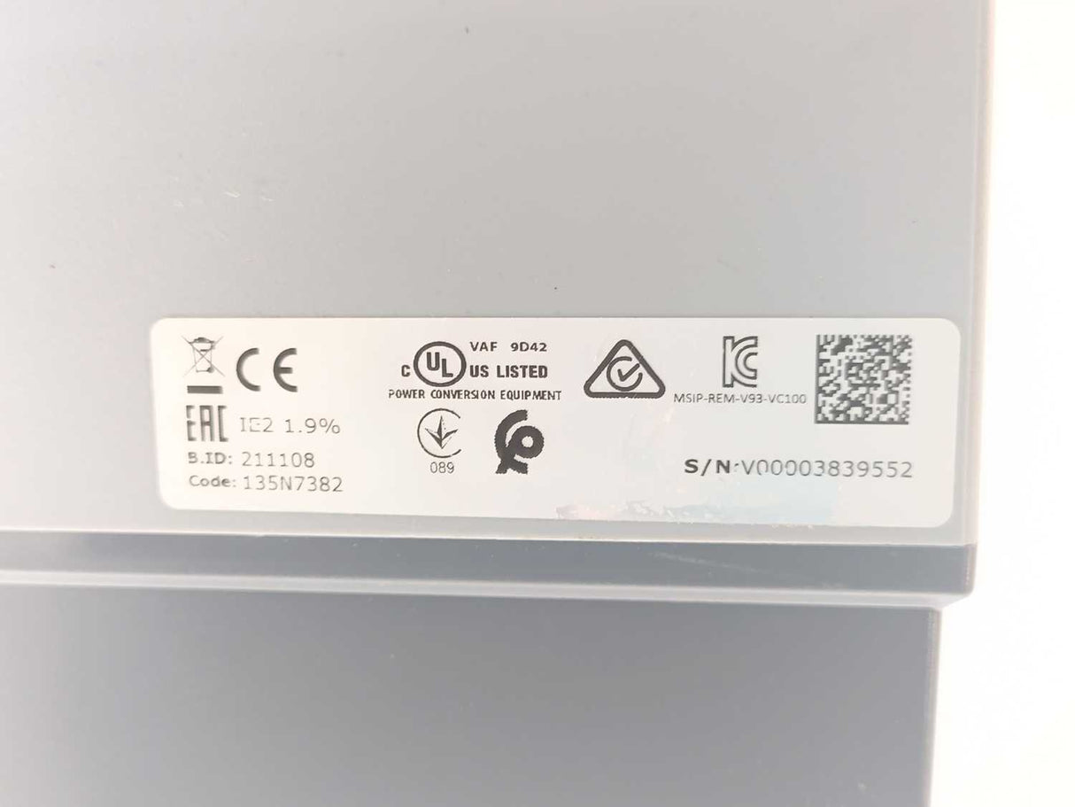 Vacon VACON0100-3L-0016-5-FLOW+SBF4+IP54+FL02+DPAP+DLDK Frequency Converter
