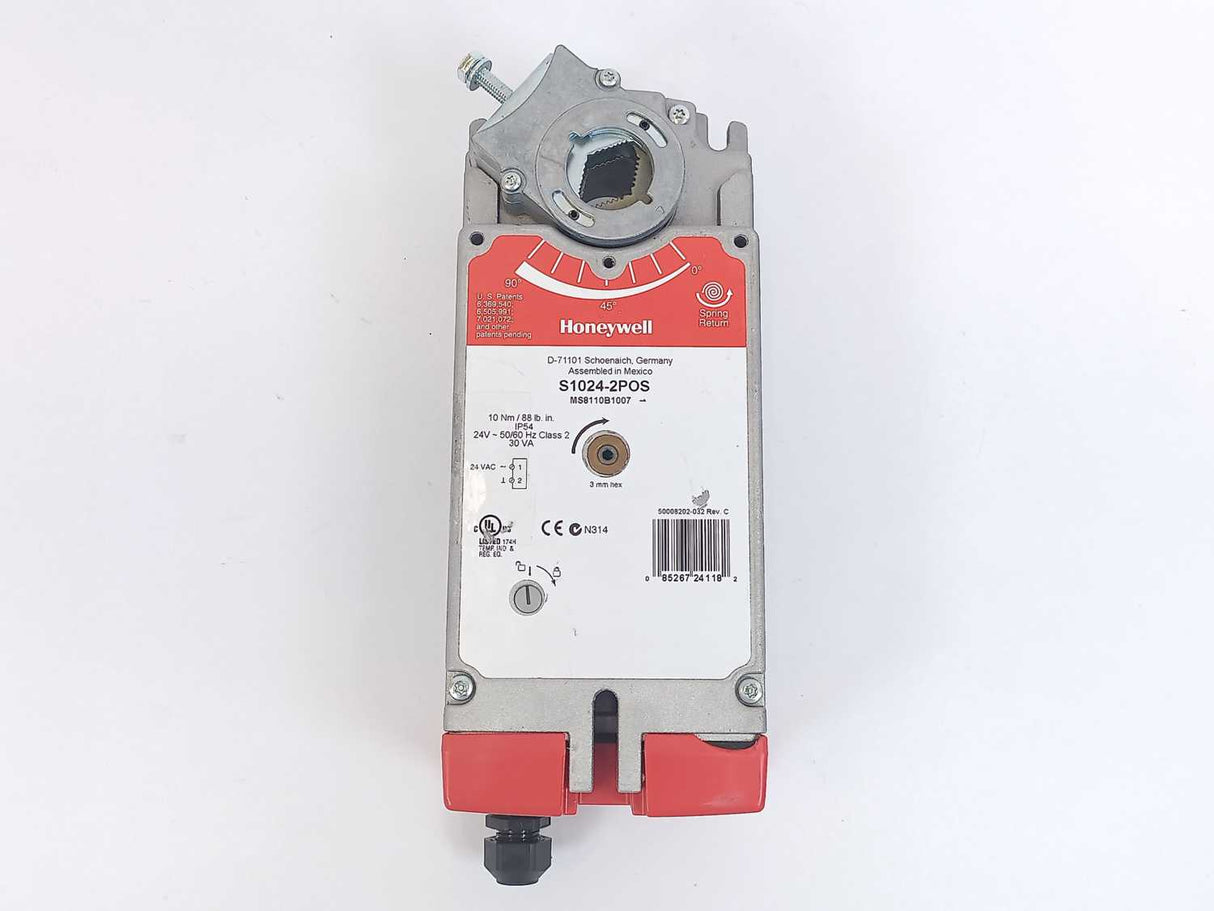 Honeywell S1024-2POS SmartAct Damper Actuator with Return Spring