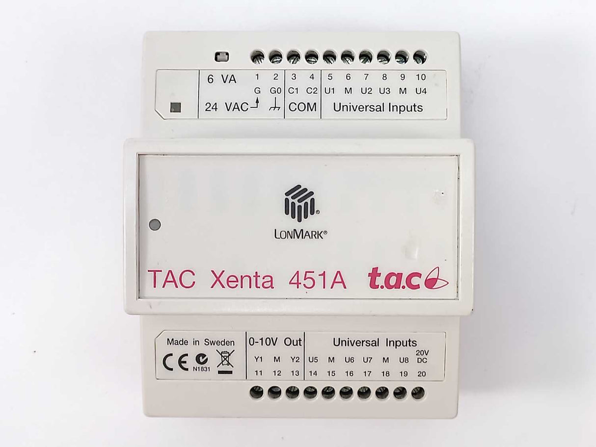 t.a.c/Schneider electric 0-073-0285-0 TAC Xenta 451A. Inputs and Outputs Module