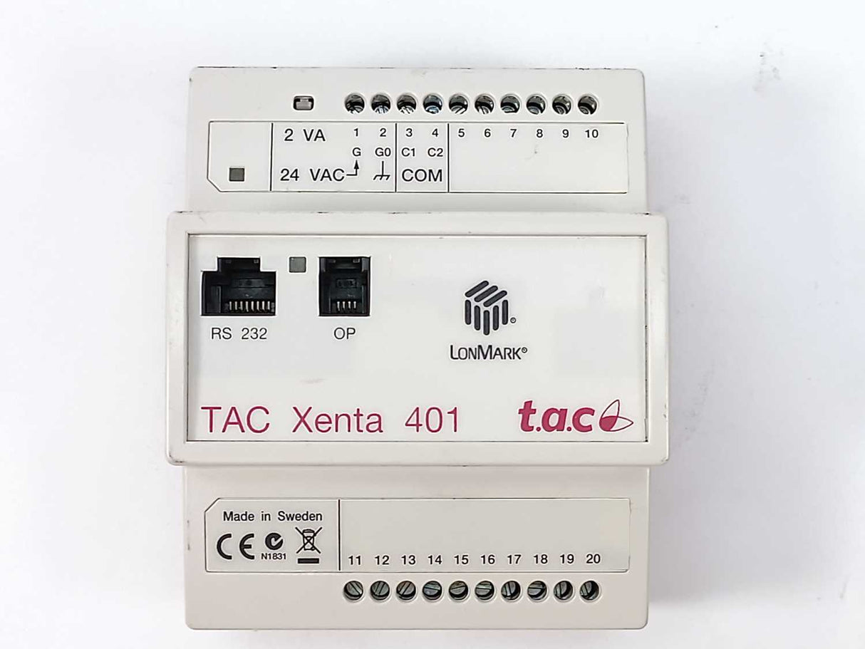 t.a.c/Schneider electric 0-073-0101-2 TAC Xenta 401. Inputs and Outputs Module