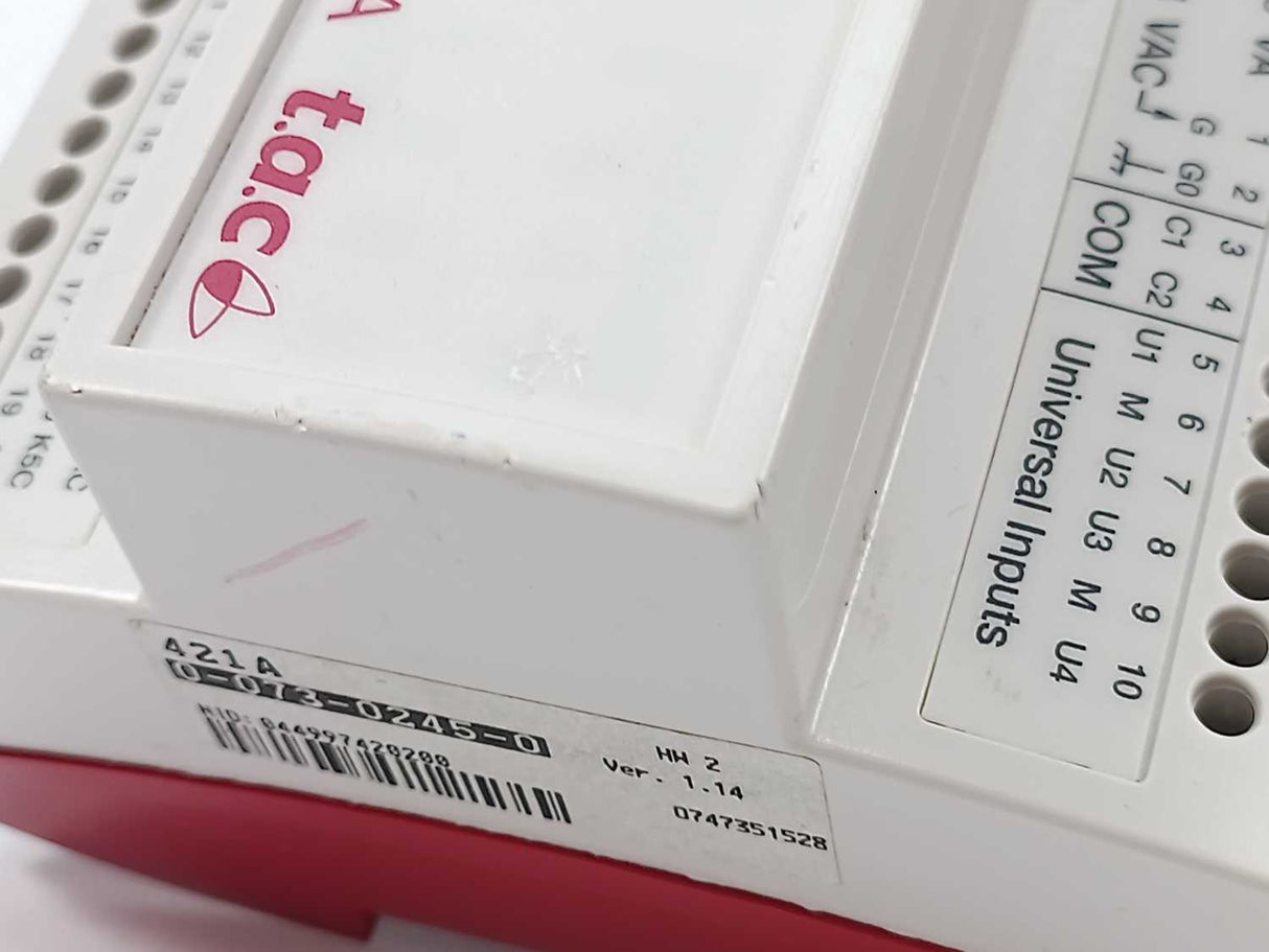 t.a.c/Schneider electric 0-073-0245-0 TAC Xenta 421A Inputs and Outputs Module