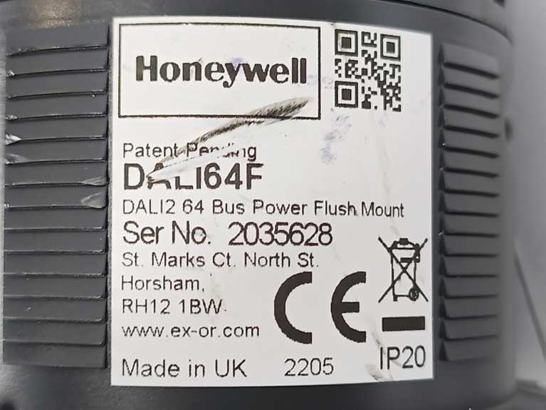 Honeywell DALI64F Ex-Or DALI64F DALI-2 Lighting Controller, PIR Sensor