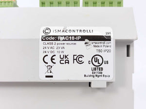 iSMA CONTROLLI RAC18-IP Room Controller