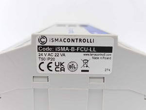 iSMA CONTROLLI iSMA-B-FCU-LL Programmable Fan-Coil Unit Controller