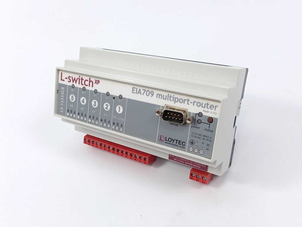 LOYTEC LS-13333CB L-switch EIA709 Multiport Router