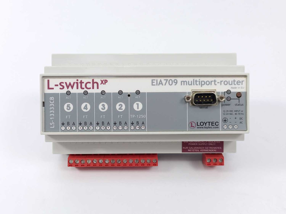 LOYTEC LS-13333CB L-switch EIA709 Multiport Router