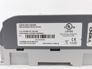 TREND IQECO39/BAC/PR/UK/24VAC IQE39-3001U50200 Terminal Unit Controller