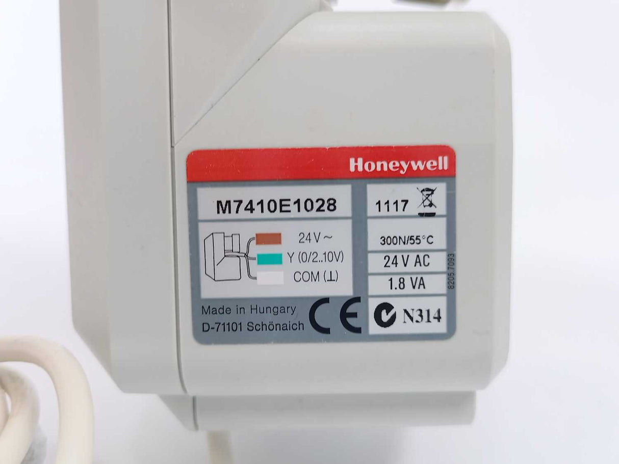 Honeywell M7410E1028 Control Valve Actuator 300N, 24VAC, 1.8VA