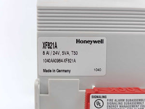 Honeywell XF821A Analog Input Module w/ XS821-22 Base